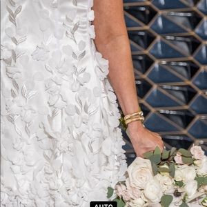 Custom made wedding dress